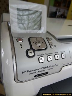 Fotodrucker,HP Photosmart,C5180,All in One,Drucker,Scanner,Kopierer