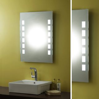 Leuchtspiegel 80x60 cm Badspiegel beleuchtet Spiegel mit Beleuchtung