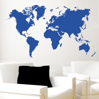 Wandtattoo Weltkarte ab 22,90 € Wandaufkleber Karte Welt