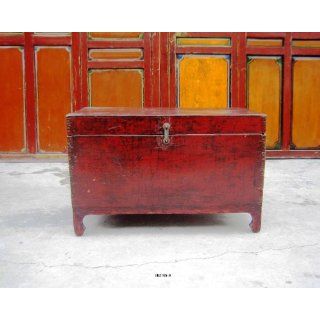 CHINA Antike rote TRUHE 180 Küche & Haushalt