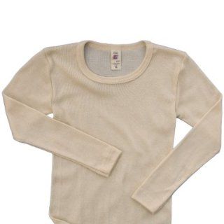 Kinder Unterhemd langarm, Wolle extrafein, Grösse 92   176