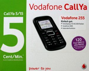Vodafone 255 Original Vodafone CallYa NEU PrePaid Handy 1 € Stgh