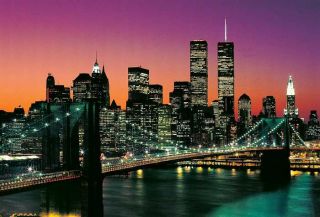 Fototapete MANHATTAN 366x254 New York City Brooklyn Bridge NYC USA