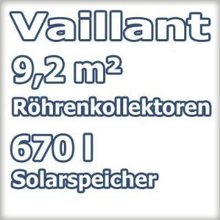 Vaillant Vakuum Röhrenkollektor Solar Paket 9.413 4x VTK 1140/2
