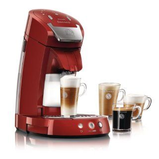Philips HD7854/80 Kaffeepadmaschine, Senseo Latte Select, rot 