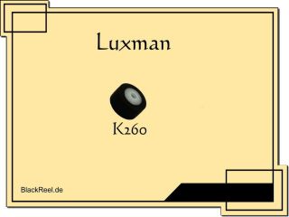 Luxman K 260 K260 Andruckrolle pinch roller Kassettendeck Cassette