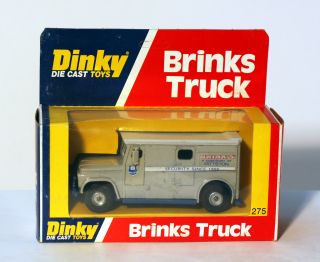 DINKY TOYS 275 USA BRINKS TRUCK NEW OLD STOCK