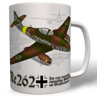 Me 262 Düsenjäger Jet Deutsche Luftwaffe LW Becher Kaffee Tasse