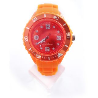 FASHION Unisex Jelly Candy Dial Quartz Wrist Watch bangle 4 Sizes for