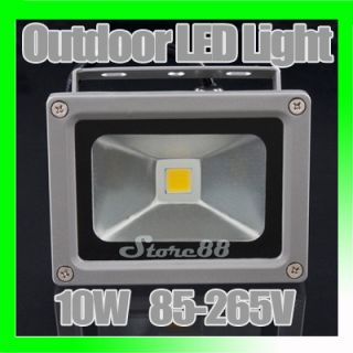 New Waterproof Outdoor 10W LED Light Warm White AC 85 265V