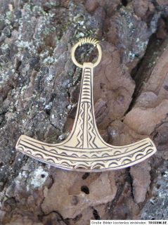 Anhänger Bronze Mittelalter Wikinger Thors Hammer