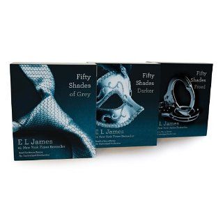 Fifty Shades Trilogy Audiobook Bundle Fifty Shades of Grey, Fifty