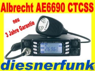 CB FUNK ALBRECHT AE 6690 CTCSS LKW TGA ACTROS AE6690