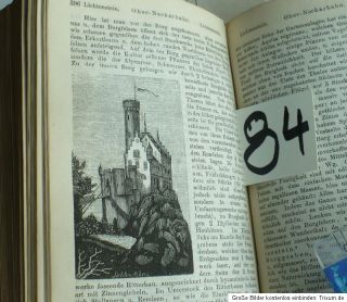 Reisehandbuch Württemberg 1863 Stuttgart über 600 Seiten 24 Seiten