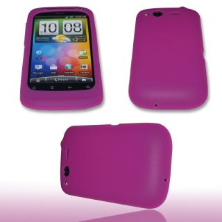 Silikon Case Handy Tasche Schutzhülle f. HTC Desire S / Hülle Case