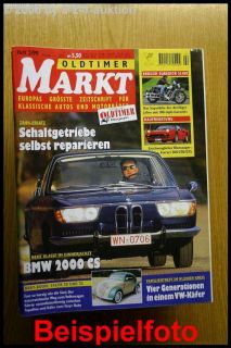Oldtimer Markt 2/99 BMW 2000 CS Ferrari 308 Trabant