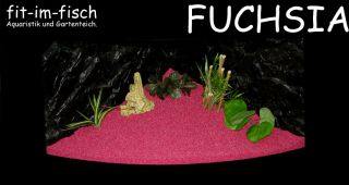 1kg FIF GROUND Fuchsia Aquarium Bodengrund Kies 1 2 mm