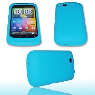 Silikon Case Handy Tasche Schutzhülle f. HTC Desire S / Hülle Case