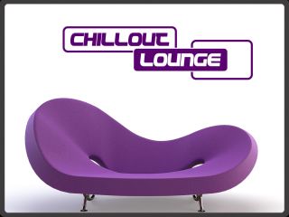 S296 Wandtattoo Chillout Lounge Wandaufkleber Wohnzimmer Couch Sofa