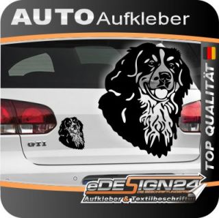E296 Hundekopf Hund Bernersenn Auto Aufkleber Autoaufkleber Sticker