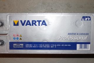 Varta Professional Deep Cycle 12 V 140AH 930 140 080 Camping Batterie
