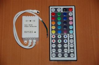 LED Streifen 1   10M 30 LED/m 5050 RGB Netzteil + 44 Key Controller 7