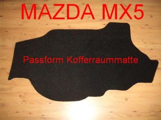 Kofferraummatte Fußmatten Mazda MX 5 MX5 MX 5 NB 98 05