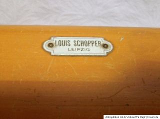 Uralt Getreidewaage Waage Louis Schopper Leipzig Messing um 1900