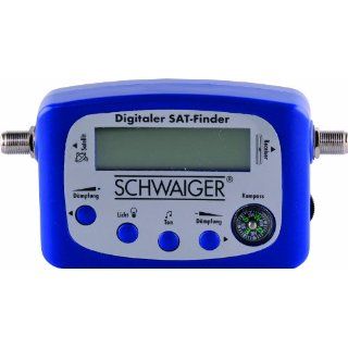 Schwaiger SF80 031 Satelliten Finder mit LCD Display 