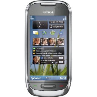 Nokia C7 00 Smartphone 3.5 Zoll frosty metal Elektronik