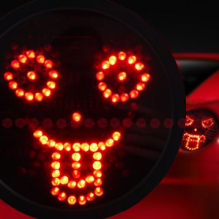 Auto Car LED Werbung Fernbedienung Lampe Licht Birne Face Gesicht