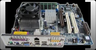 ASROCK K7S41GX VGA USB AGP 8x PROZESSOR AMD Geode NX 1750 CPU KUHLER