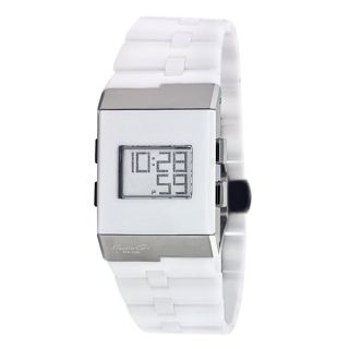 KC4733 Kenneth Cole Digital Day Date Month Womens Ceramic New Watch