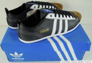 Adidas Plimsalao Sneaker Schuh Sportschuhe, Schwarz Weiß, Gr. 46 NEU
