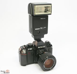 Nikon F 301 SLR Objektiv 2 8 4 Sigma 35 70mm Blitz Regula Variant 740