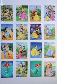 Walt Disney PRINCESS 16 Postcard Set #4