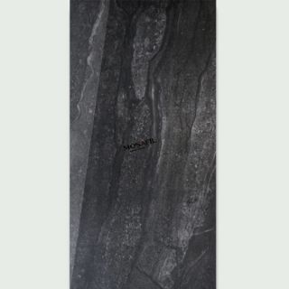 Roma Bodenfliese Onyx Feinsteinzeug Fliesen Schwarz Anpoliert 45x90cm
