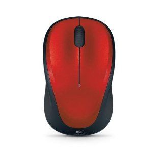 Logitech 910 002496   Wireless Mouse M235 Red Computer