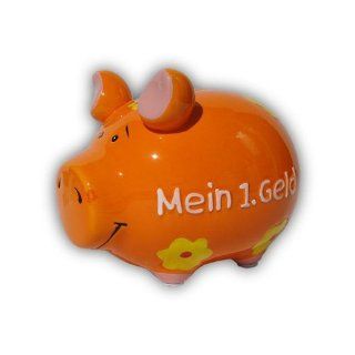 Sparschwein orange Mein 1. Geld Küche & Haushalt