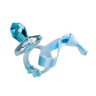 Preciosa Schnuller klein kristall und blau Glaskristall 103383 Höhe x