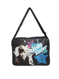 Original Justin Bieber Messenger Bag Schultertasche Tasche inLeder