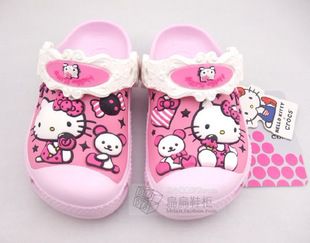 Neu Croc Star Sky Hello Kitty Rosa Kids Kinder Sommer Schuhe Sandalen