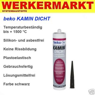 Kamin Dicht Masse feuerf.1500 °C 310ml