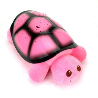 Rosa LED Schildkröte Nachtlicht Einschlafhilfe Musik + Farbwechsel