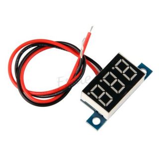 Mini Digital Panel Meter Voltmeter Spannungsanzeige LED 3.3 30V Blau