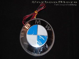 BMW LED Weiß Emblem 82mm BLAU E30 E34 E36 E38 E39 E46 E60 E90 E92 F10