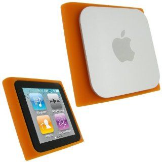 Navitech Orangen i Watch Uhrenarmband für das neue Apple iPod Nano 6G