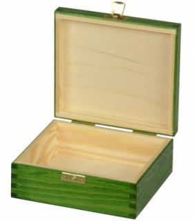 Allzweckkiste Schmuckkasten Holzbox Holzkiste Box Holz 15,3x14,5x6,1