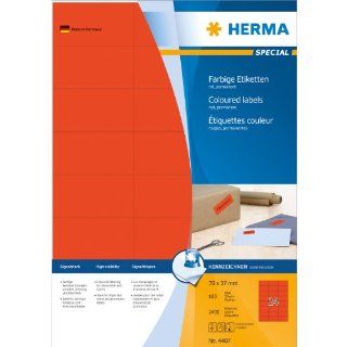 Herma Etiketten A4, 4407, 70x37 mm Papier matt 2400 