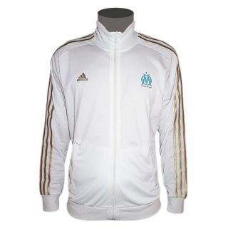 Adidas Olympique Marseille Sport Jacke Tracktop weiß/gold OM TT
